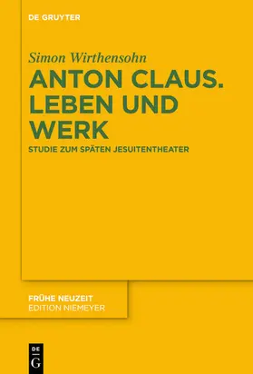Wirthensohn |  Anton Claus. Leben und Werk | eBook | Sack Fachmedien