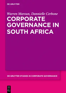 Maroun / Cerbone | Cerbone, D: Corporate Governance in South Africa | Buch | 978-3-11-061828-0 | sack.de