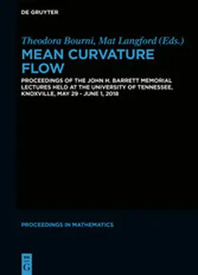 Bourni / Langford | Mean Curvature Flow | E-Book | www.sack.de