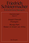 Hagan / Meckenstock |  Joseph Fawcett, PredigtenMungo Park, Reisen im Innern von Afrika | Buch |  Sack Fachmedien