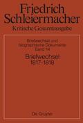 Gerber / Schmidt / Schleiermacher |  Briefwechsel 1817-1818 | Buch |  Sack Fachmedien