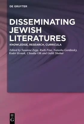Zepp / Fine / Shahar | Disseminating Jewish Literatures | Buch | 978-3-11-061899-0 | sack.de