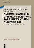 Ernst / Schiegg / Nievergelt |  Althochdeutsche Griffel-, Feder- und Farbstiftglossen aus Freising | Buch |  Sack Fachmedien
