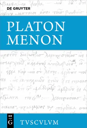 Platon / Ebert | Menon | Buch | 978-3-11-062011-5 | www.sack.de