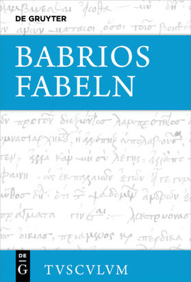 Babrios / Holzberg | Babrios: Fabeln | Buch | 978-3-11-062165-5 | sack.de