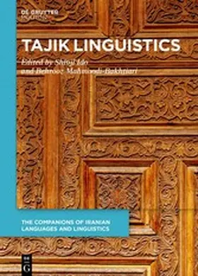 Ido / Mahmoodi-Bakhtiari |  Tajik Linguistics | eBook | Sack Fachmedien