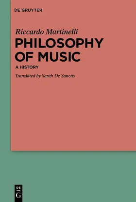 Martinelli / De Sanctis |  Philosophy of Music | Buch |  Sack Fachmedien