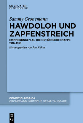 Kühne / Gronemann / Mittelmann | Kritische Gesamtausgabe, Hawdoloh und Zapfenstreich | Buch | 978-3-11-062551-6 | sack.de