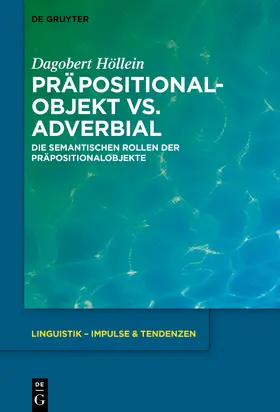 Höllein |  Präpositionalobjekt vs. Adverbial | Buch |  Sack Fachmedien