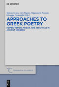 Ercoles / Pagani / Pontani |  Approaches to Greek Poetry | eBook | Sack Fachmedien