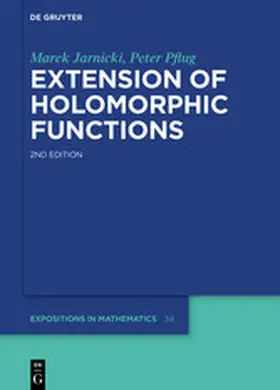 Jarnicki / Pflug |  Extension of Holomorphic Functions | eBook | Sack Fachmedien