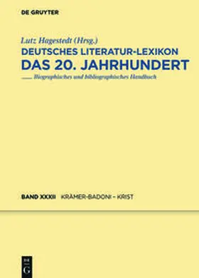 Kosch / Hagestedt |  Krämer-Badoni - Kriegelstein | Buch |  Sack Fachmedien