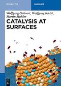 Grünert / Kleist / Muhler |  Catalysis at Surfaces | Buch |  Sack Fachmedien
