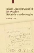 Gottsched / Köhler / Menzel |  Januar 1748 - Oktober 1748 | Buch |  Sack Fachmedien