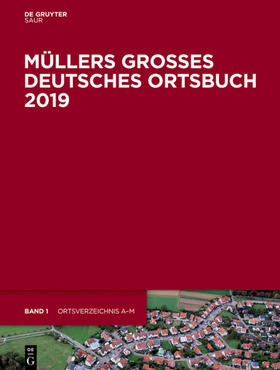  Müllers Großes Deutsches Ortsbuch 2019 | eBook | Sack Fachmedien