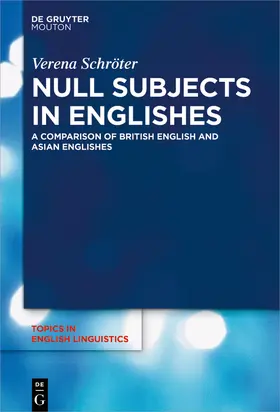 Schröter | Null Subjects in Englishes | Buch | 978-3-11-063343-6 | sack.de