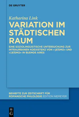 Link |  Variation im städtischen Raum | Buch |  Sack Fachmedien