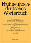 Reichmann |  Frühneuhochdeutsches Wörterbuch / mat - ozzek | eBook | Sack Fachmedien
