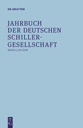 Honold / Lubkoll / Martus |  Jahrbuch der Deutschen Schillergesellschaft / 2019 | eBook | Sack Fachmedien