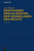 Petersen |  Montaignes Erschließung der Grundlagen des Rechts | Buch |  Sack Fachmedien