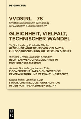 Sacksofsky | Gleichheit, Vielfalt, technischer Wandel | Buch | 978-3-11-064338-1 | sack.de