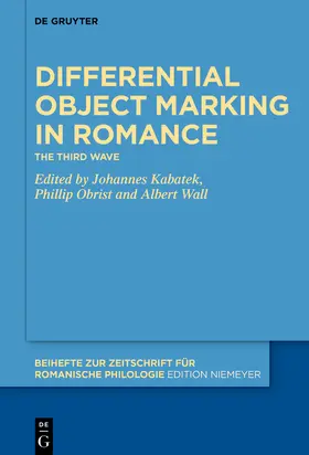 Kabatek / Obrist / Wall |  Differential Object Marking in Romance | Buch |  Sack Fachmedien
