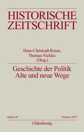 Kraus / Nicklas |  Geschichte der Politik | eBook | Sack Fachmedien