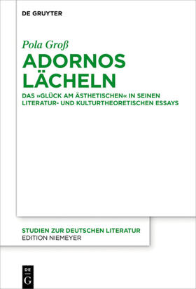 Groß | Groß, P: Adornos Lächeln | Buch | 978-3-11-065153-9 | sack.de