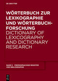 Wiegand / Gouws / Kammerer |  Wörterbuch zur Lexikographie und Wörterbuchforschung | Buch |  Sack Fachmedien