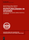 Berger / Herbers / Schlauwitz |  Papsturkunden in Spanien | Buch |  Sack Fachmedien