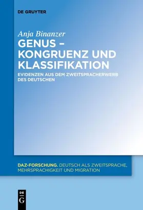 Binanzer |  Genus - Kongruenz und Klassifikation | Buch |  Sack Fachmedien