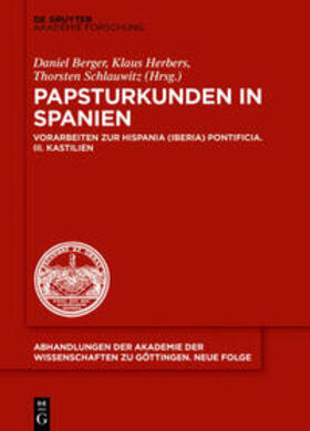 Berger / Herbers / Schlauwitz | Papsturkunden in Spanien | E-Book | sack.de