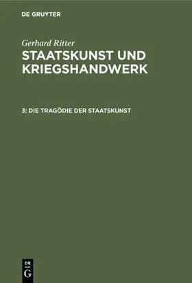 Ritter | Die Tragödie der Staatskunst | E-Book | sack.de