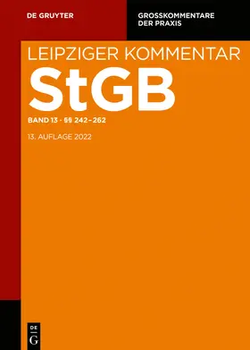 Brodowski / Burchard / Krause | Leipziger Kommentar. Strafgesetzbuch: StGB. Band 13: §§ 242-262 | E-Book | sack.de