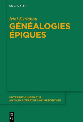 Kyriakou |  Généalogies épiques | eBook | Sack Fachmedien