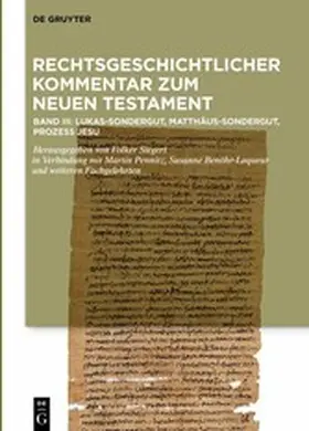 Siegert |  Kommentar: Lukas-Sondergut, Matthäus-Sondergut, Prozess Jesu | eBook | Sack Fachmedien