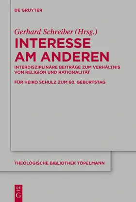 Schreiber | Interesse am Anderen | Buch | 978-3-11-065958-0 | www.sack.de