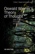 Raab / Eder / Schwarz |  Oswald Wiener's Theory of Thought | Buch |  Sack Fachmedien