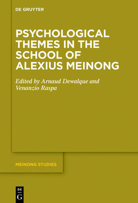 Raspa / Dewalque | Psychological Themes in the School of Alexius Meinong | Buch | 978-3-11-066251-1 | sack.de