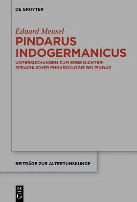 Meusel | Pindarus Indogermanicus | Buch | 978-3-11-066367-9 | www.sack.de