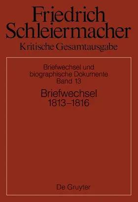 Gerber / Schmidt | Briefwechsel 1813-1816 | E-Book | www.sack.de