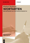 Thielmann |  Thielmann, W: Wortarten | Buch |  Sack Fachmedien