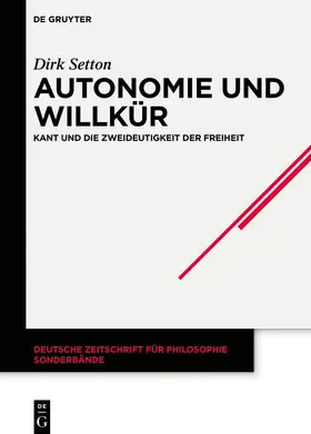 Setton | Autonomie und Willkür | E-Book | sack.de