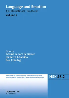 Schiewer / Altarriba / Ng |  Language and Emotion. Volume 2 | eBook | Sack Fachmedien