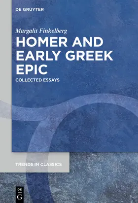 Finkelberg |  Finkelberg, M: Homer and Early Greek Epic | Buch |  Sack Fachmedien