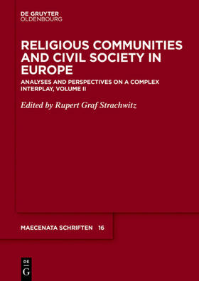 Strachwitz |  Religious Communities and Civil Society in Europe | Buch |  Sack Fachmedien