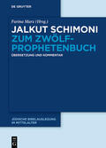 Marx |  Jalkut Schimoni zum Zwölfprophetenbuch | Buch |  Sack Fachmedien