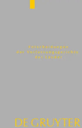 Von den Mitgliedern der Gerichte | Baden-Württemberg, Berlin, Brandenburg, Bremen, Hamburg, Hessen, Mecklenburg-Vorpommern, Niedersachsen, Saarland, Sachsen, Sachsen-Anhalt, Schleswig-Holstein, Thüringen | Buch | 978-3-11-067768-3 | sack.de