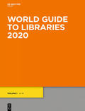  World Guide to Libraries 2020 | Buch |  Sack Fachmedien