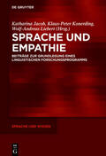 Jacob / Liebert / Konerding |  Sprache und Empathie | Buch |  Sack Fachmedien